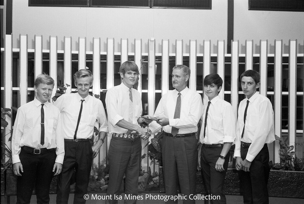 MIM apprentice cooks' party, February 1970