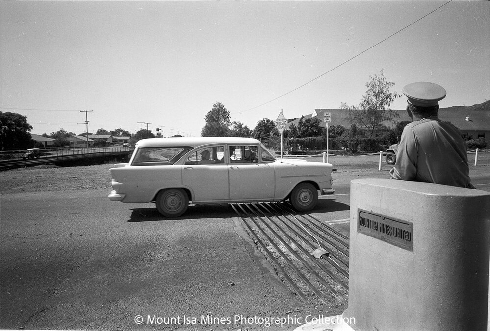 Annual one day road closure for private road, Mount Isa Mines, January 1970