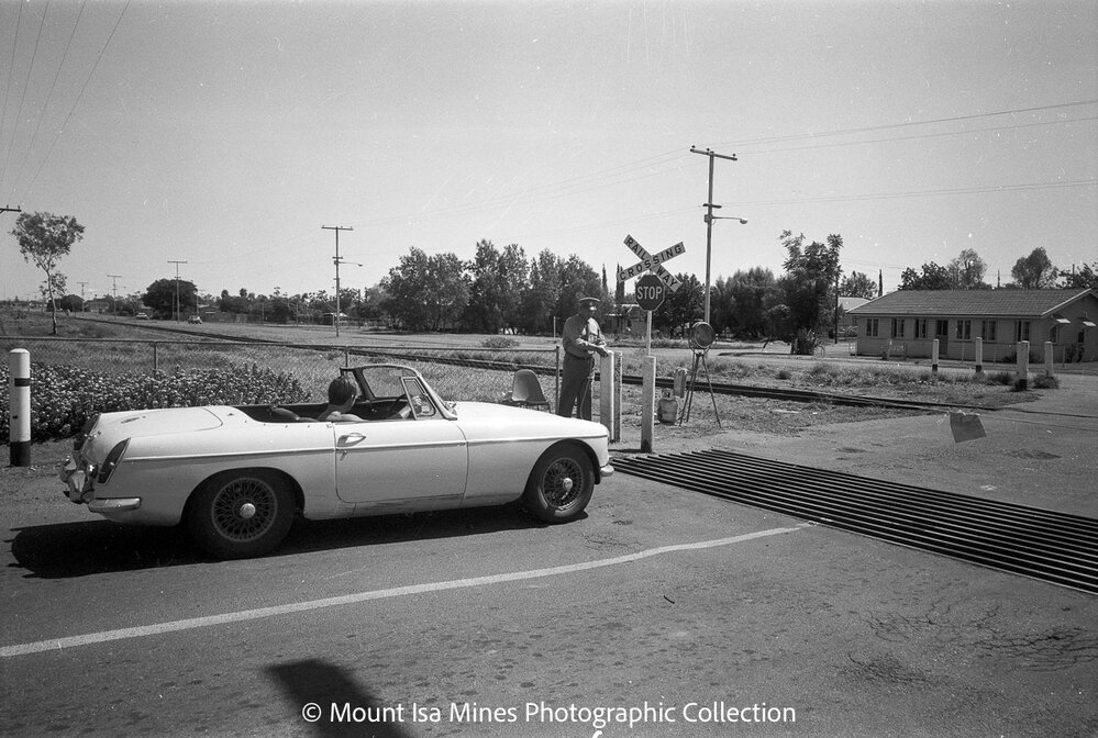 Annual one day road closure for private road, Mount Isa Mines, January 1970