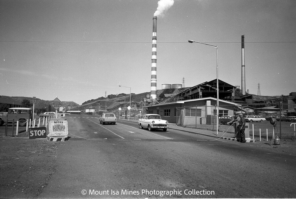 Annual one day road closure for private road, Mount Isa Mines, January 1970