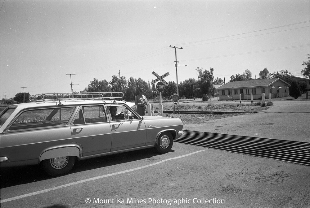 Annual one day road closure for private road, Mount Isa Mines, January 1970