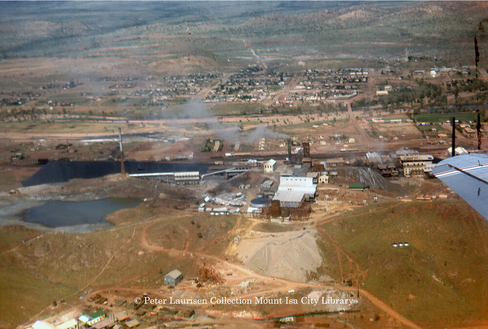 Town and Mill Hill, Mount Isa Mines, October 1950