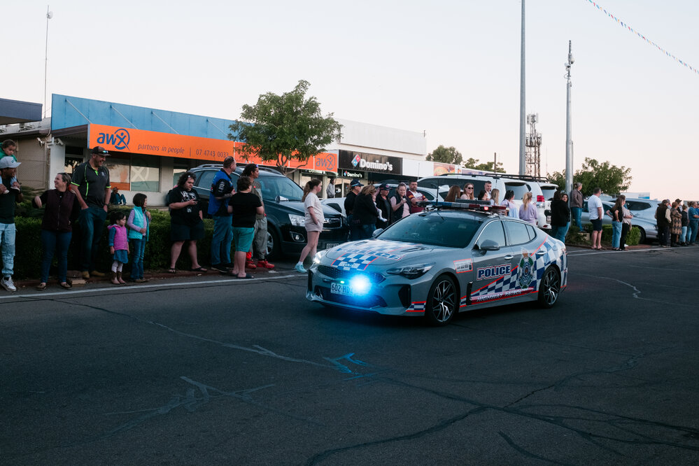 Queensland Police Service at Street Parade, Isa Street Festival, August 2024