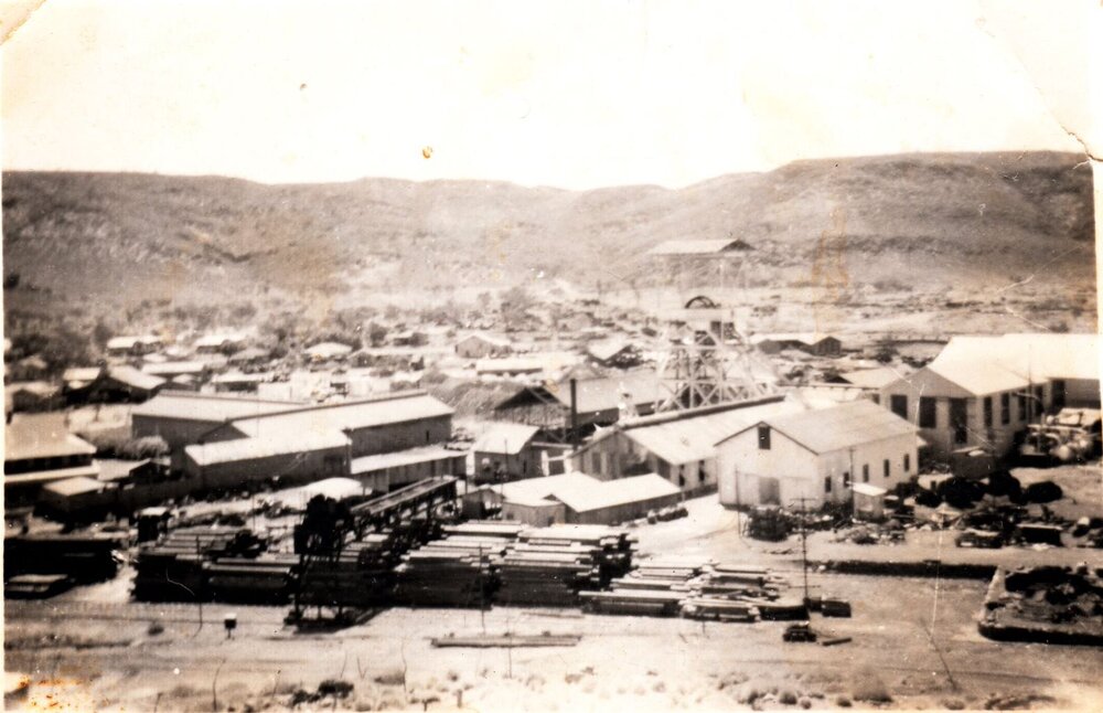 Man and Supply area, Mount Isa Mines, c.1948