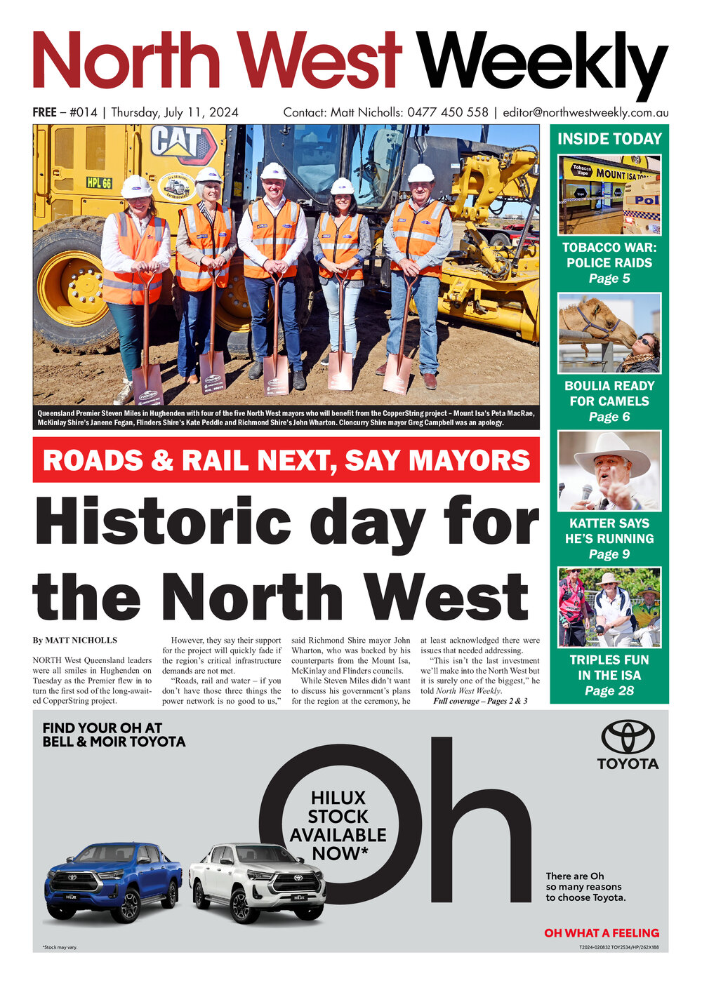 North West Weekly, Issue 014, 11 July 2024