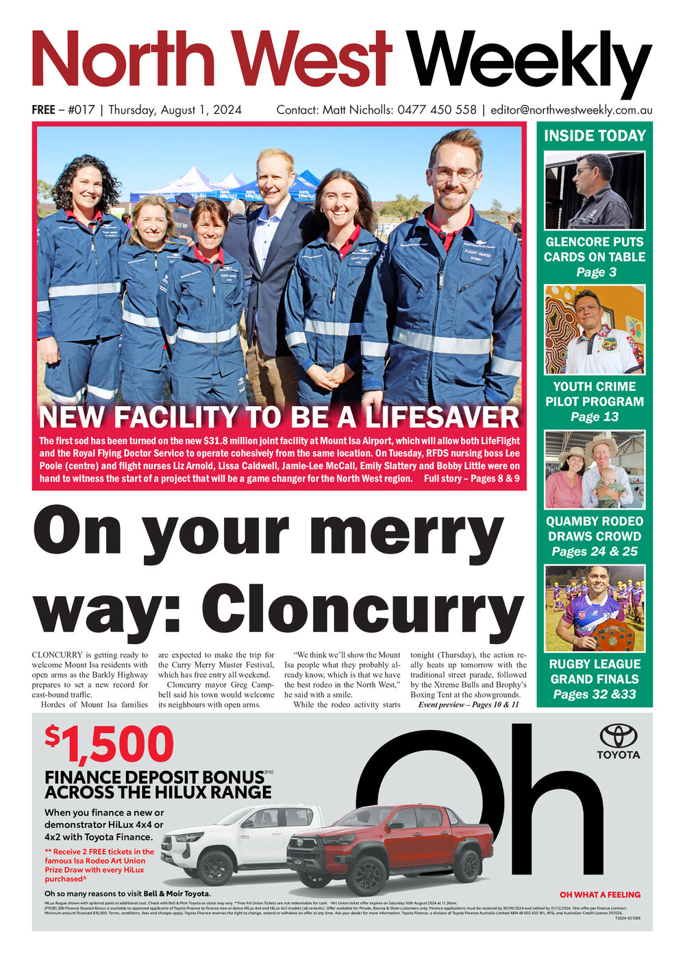 North West Weekly, Issue 017, 1 August 2024