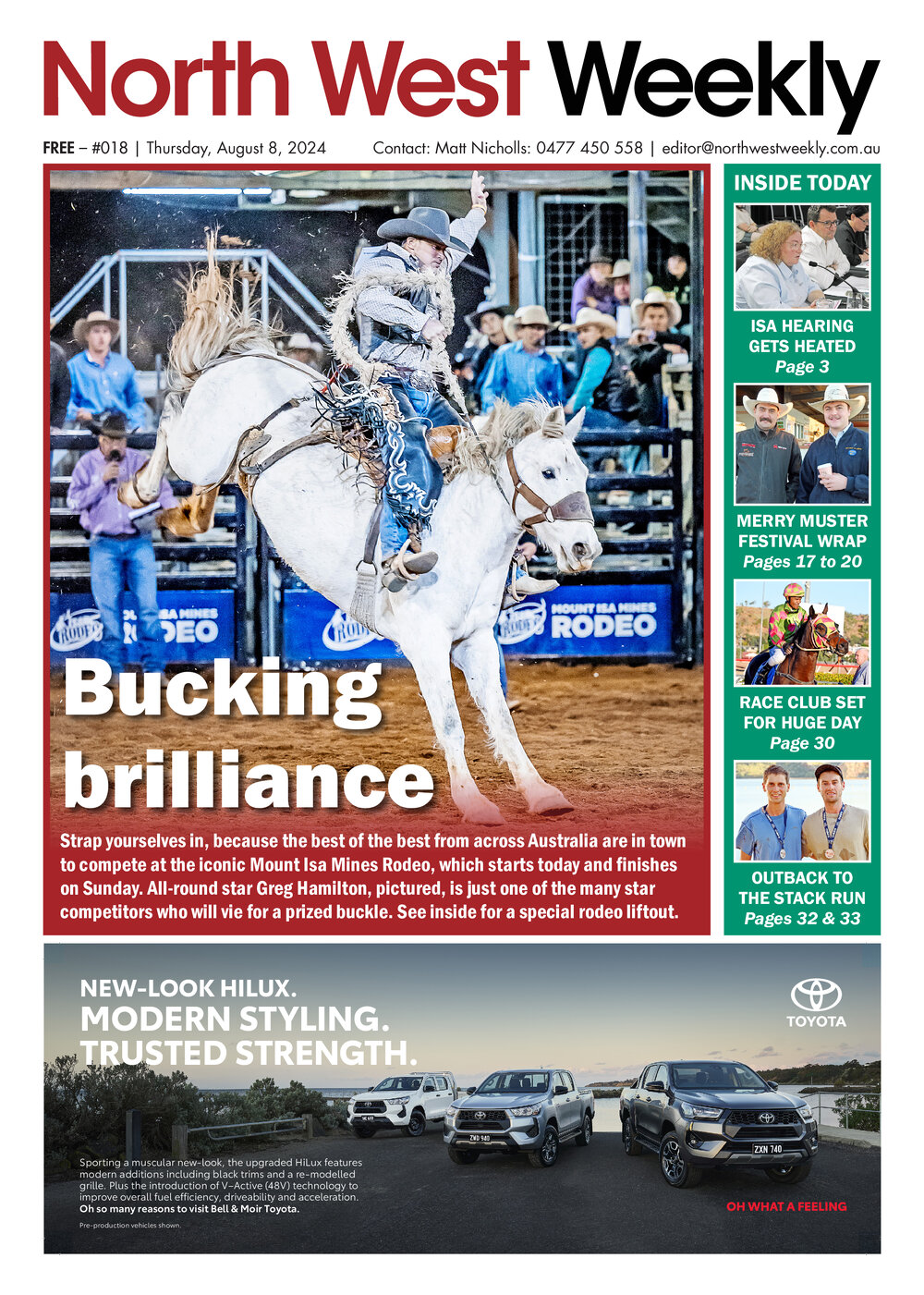 North West Weekly, Issue 018, 8 August 2024
