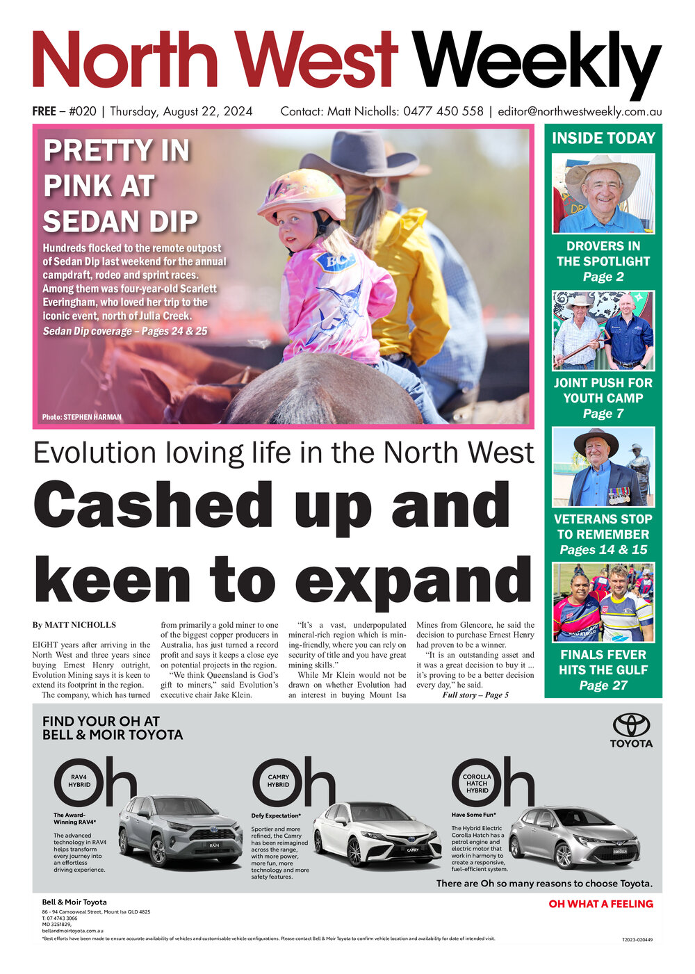 North West Weekly, Issue 020, 22 August 2024