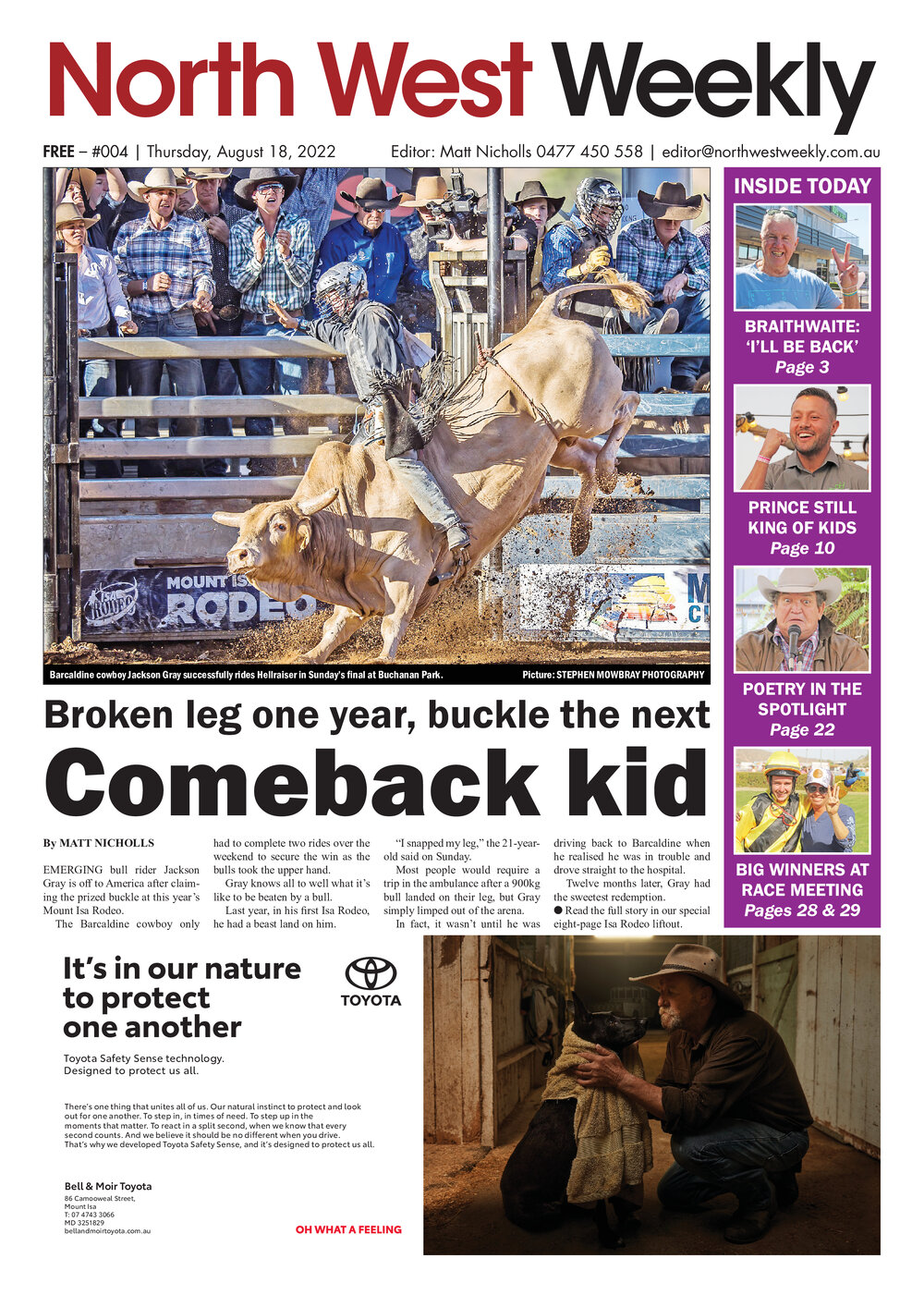 North West Weekly, Issue 004, 18 August 2022