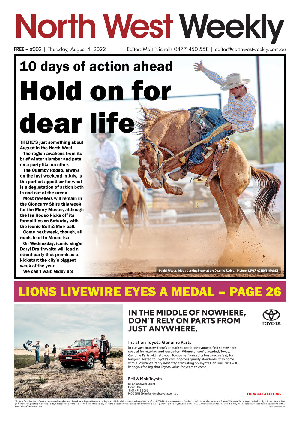 North West Weekly, Issue 002, 4 August 2022