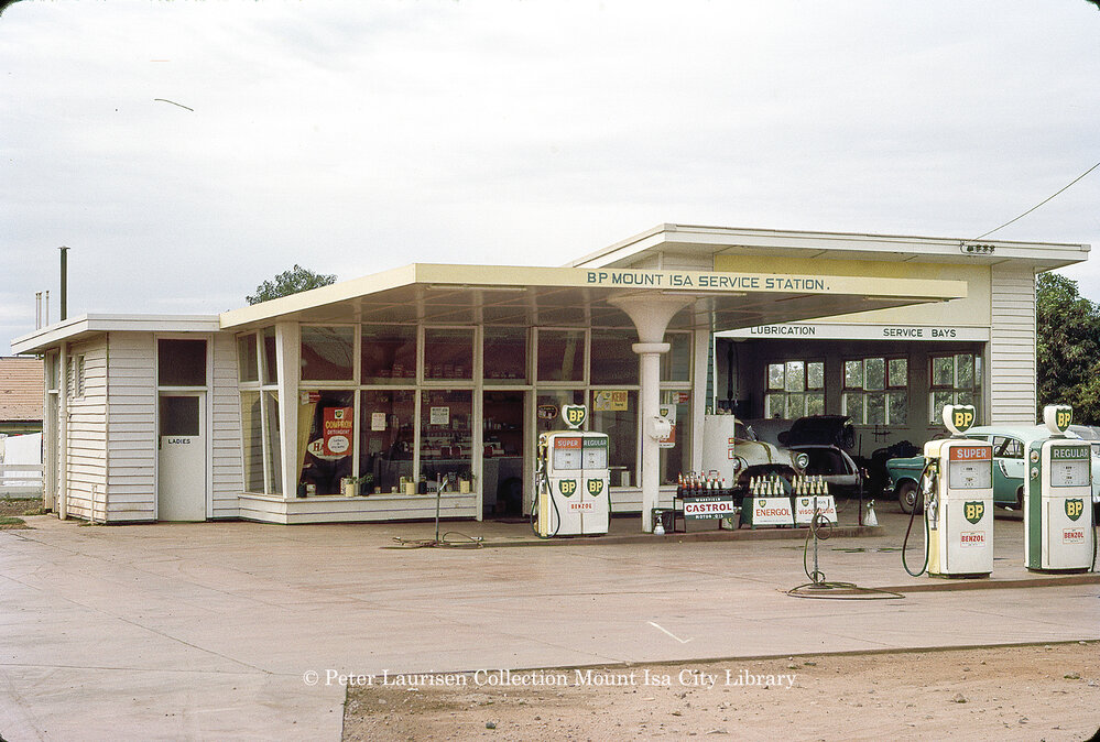 BP Mount Isa Service Station, Miles End, May 1962