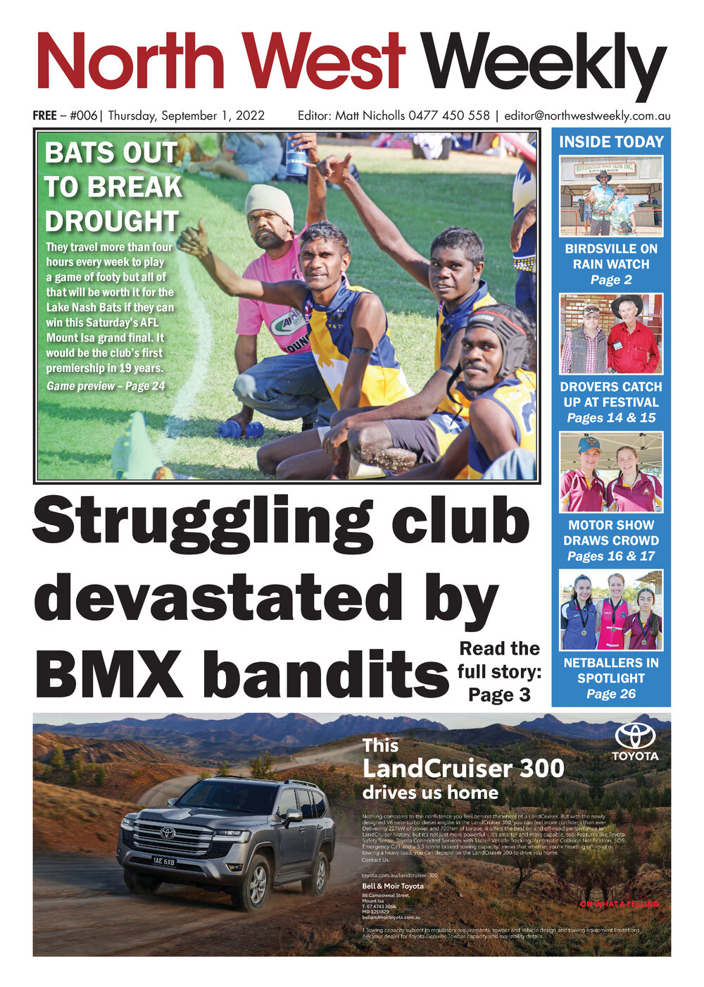 North West Weekly, Issue 006, 1 September 2022