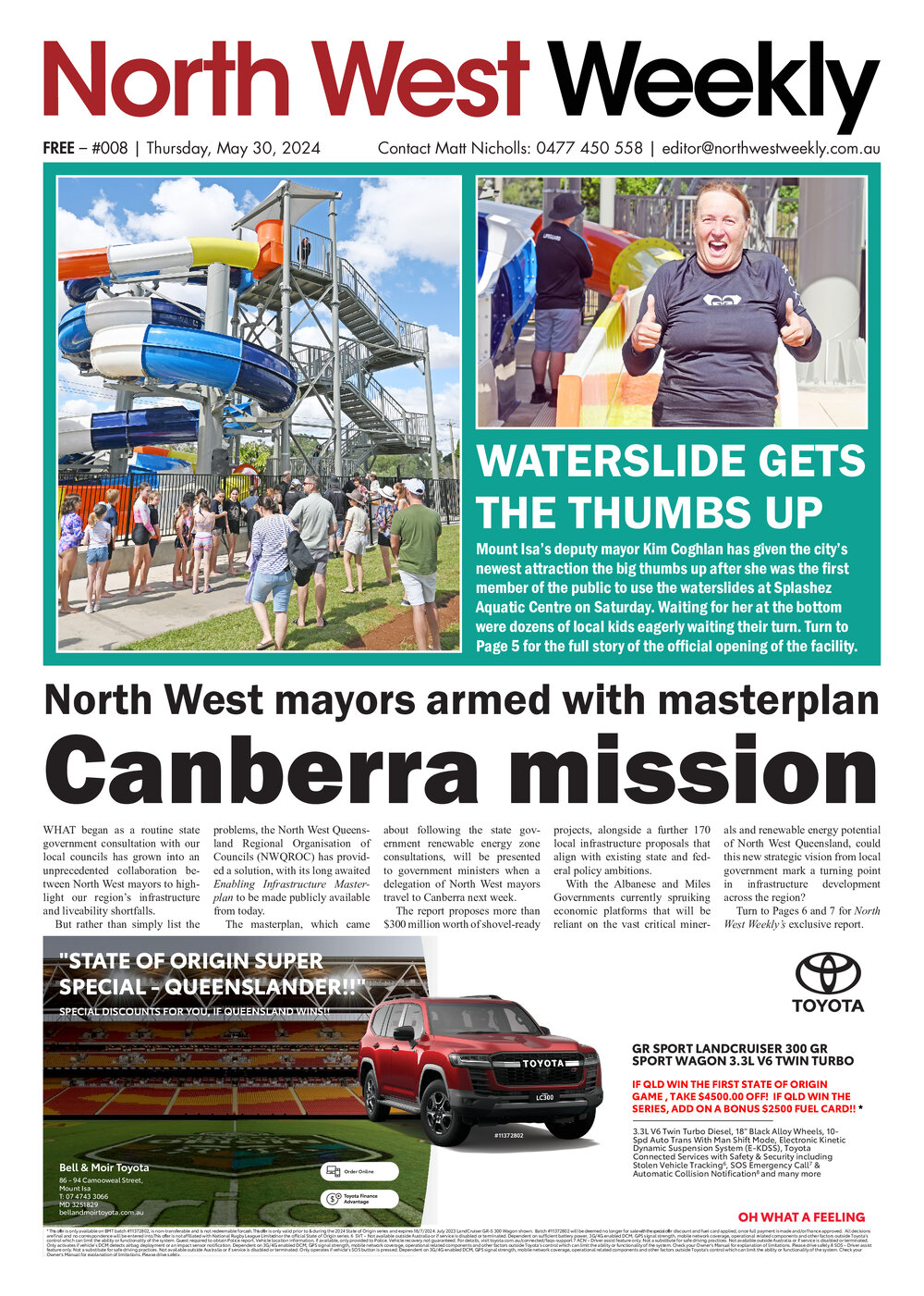 North West Weekly, Issue 008, 30 May 2024
