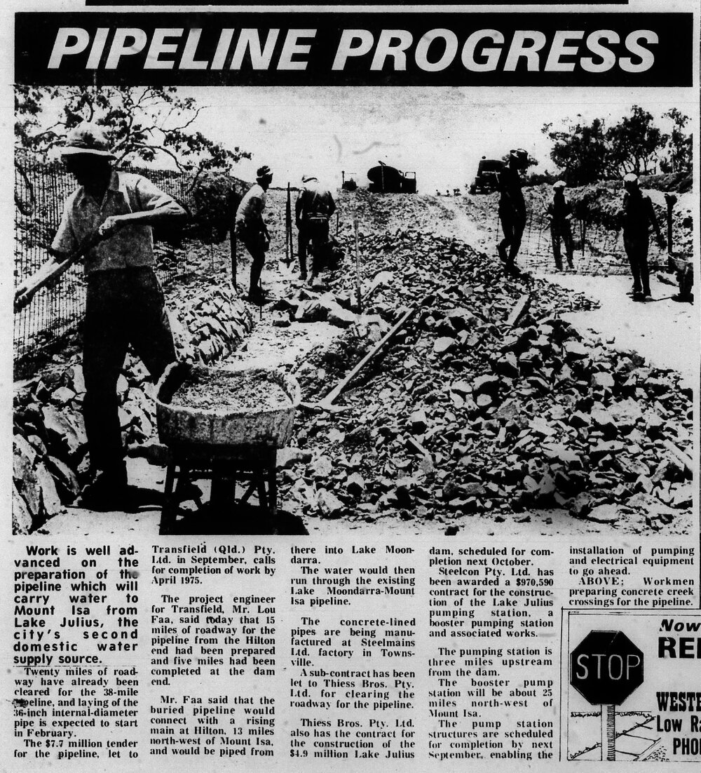 Pipeline progress, November 1973