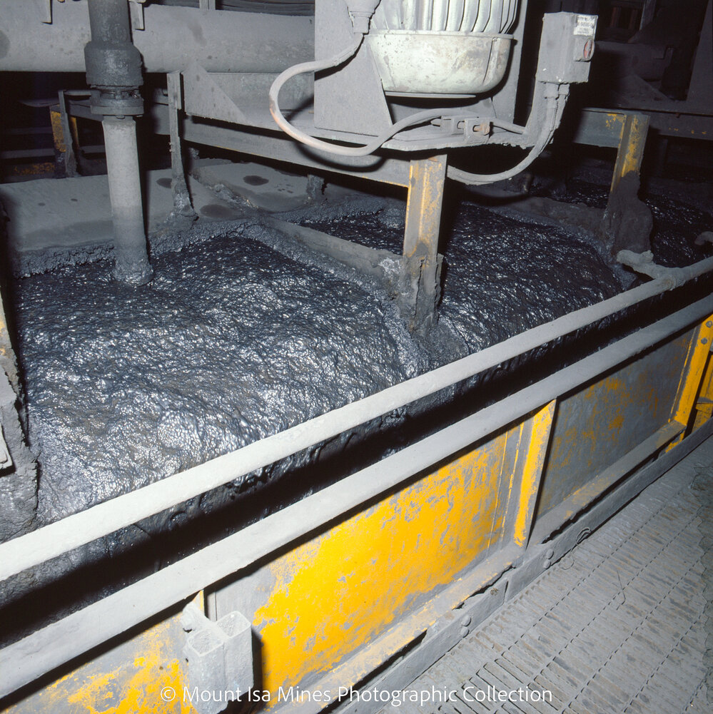 Lead flotation cell, Mount Isa Mines, January 1987