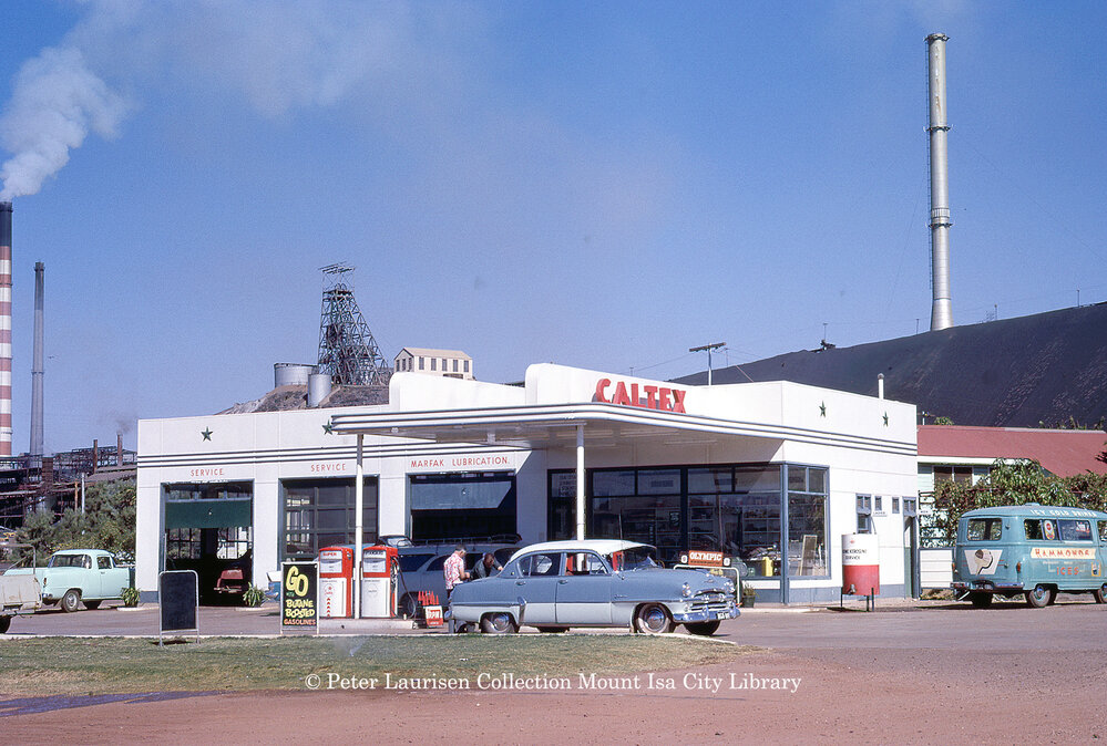 Caltex Service Station, Miles End, May 1962