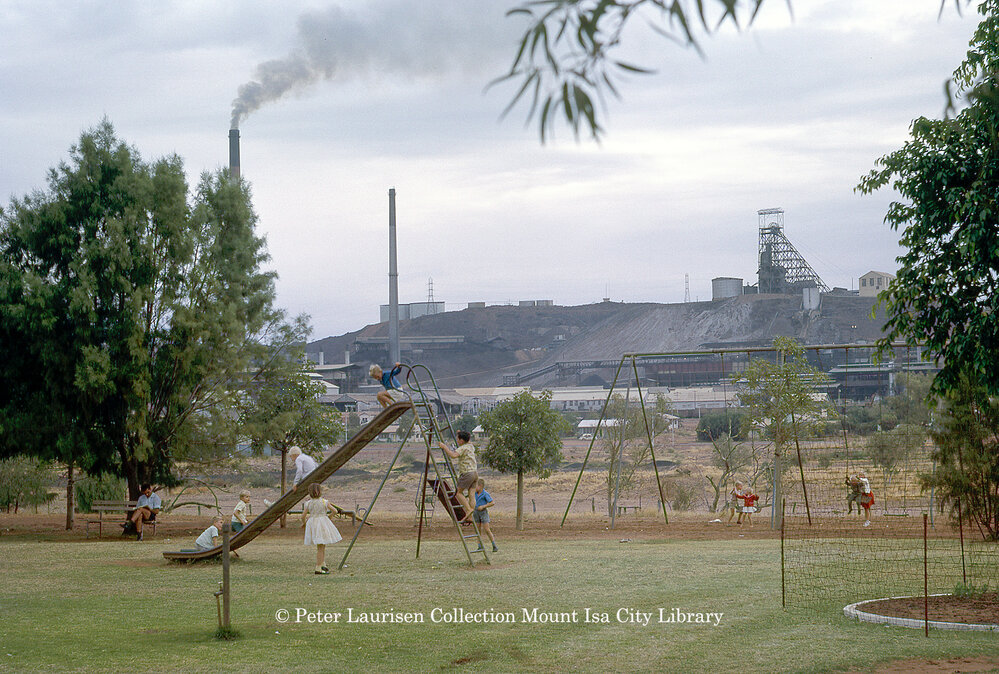 Mount Isa Childrens' Playground, Mount Isa City, May 1962