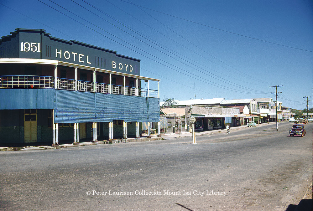 Hotel Boyd, Mount Isa City, March 1962