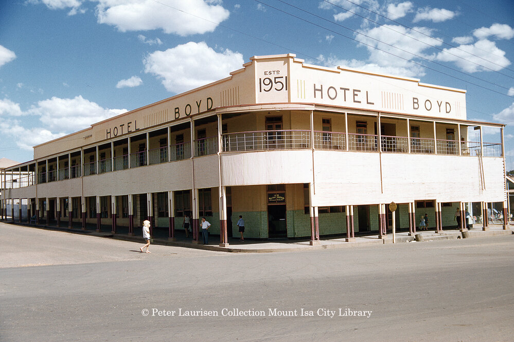 Hotel Boyd, Mount Isa City, c.1956