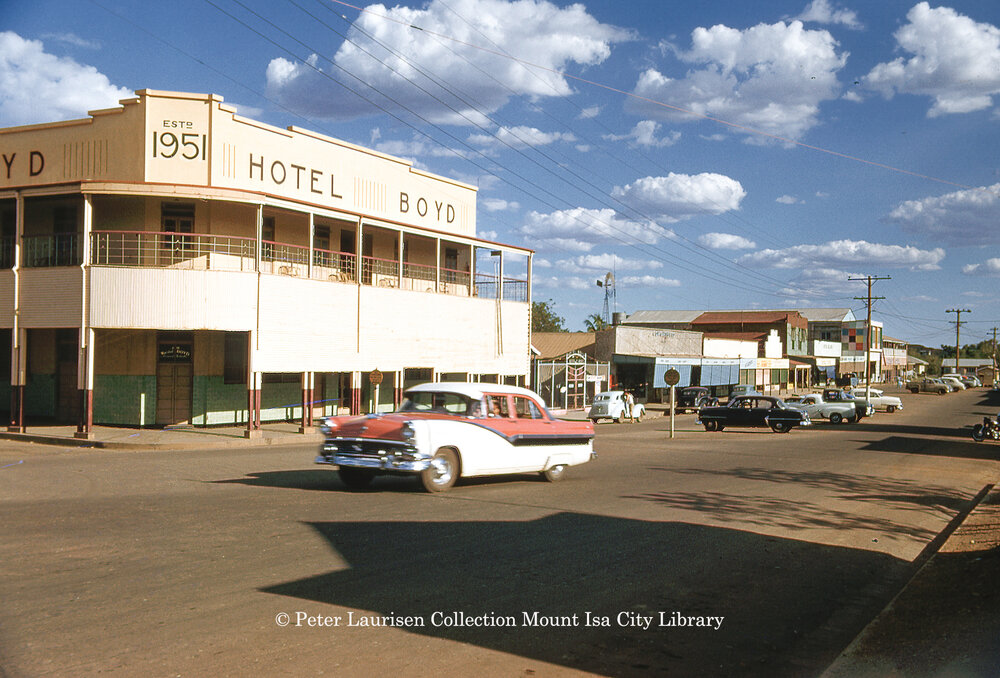 Hotel Boyd, Mount Isa City, April 1959