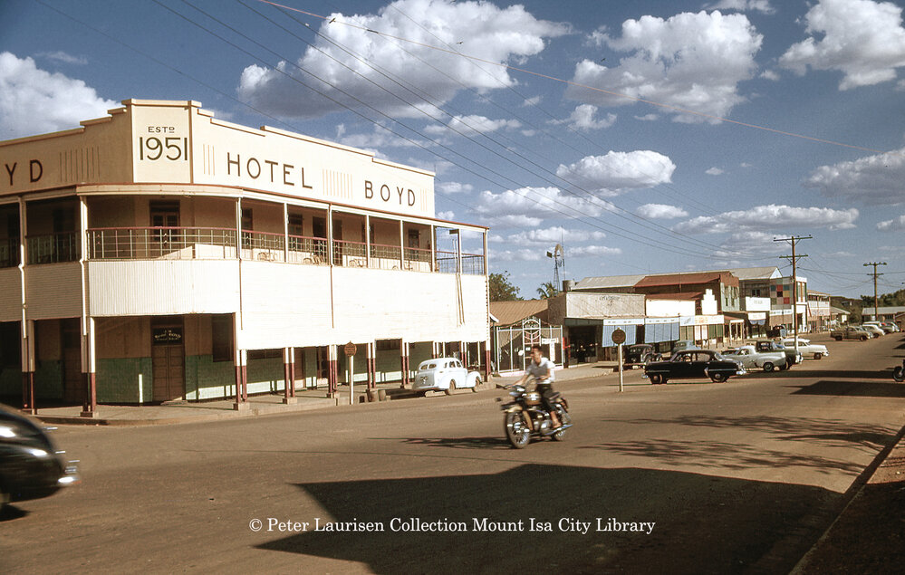 Hotel Boyd, Mount Isa City, April 1959