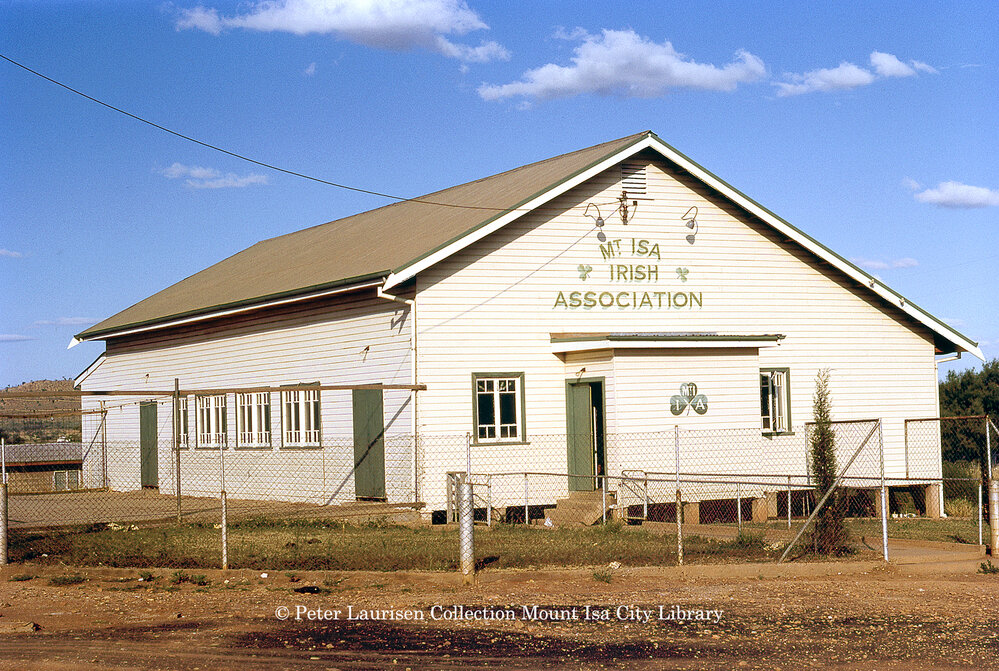 Mount Isa Irish Association Club House, Parkside, June 1962