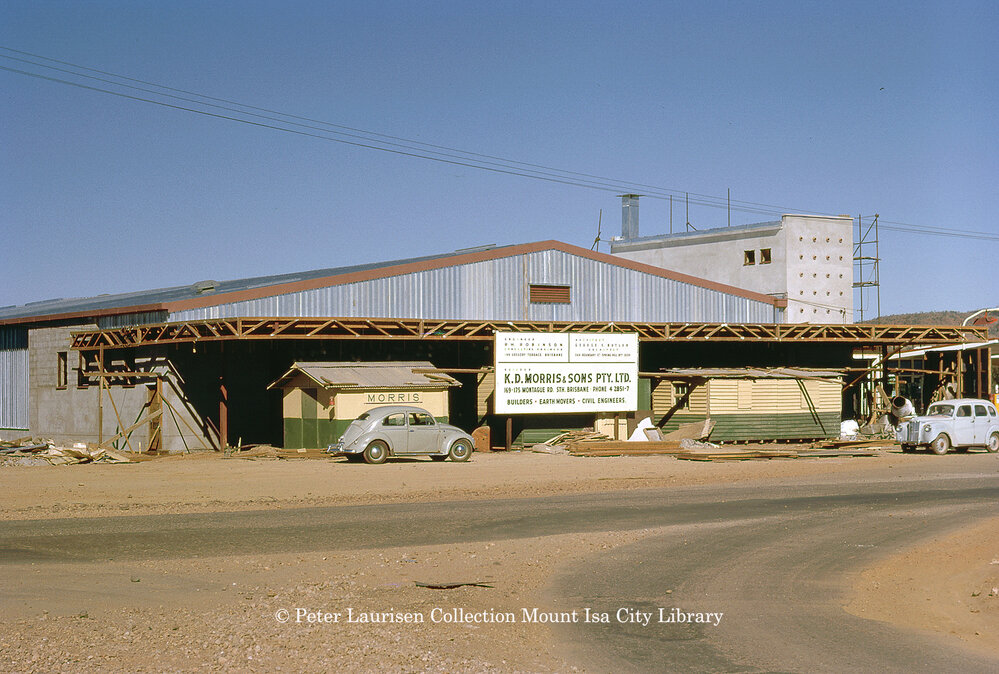 Mount Isa Bowl under construction, Mornington, July 1962