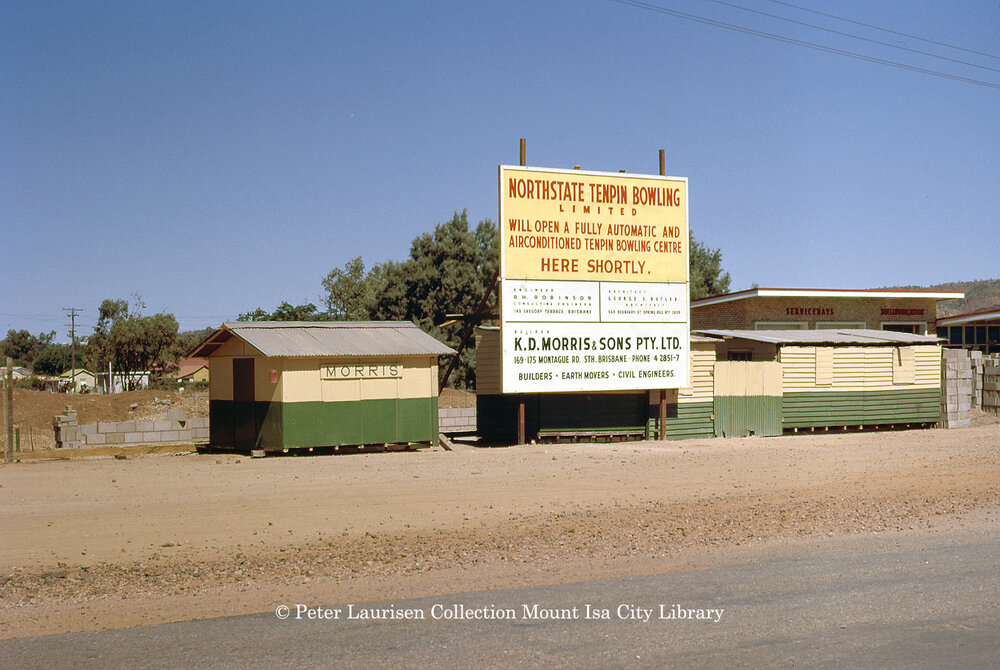 Mount Isa Bowl under construction, Mornington, May 1962