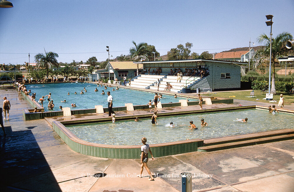 Mount Isa Memorial Swimming Pool, Parkside, February 1959