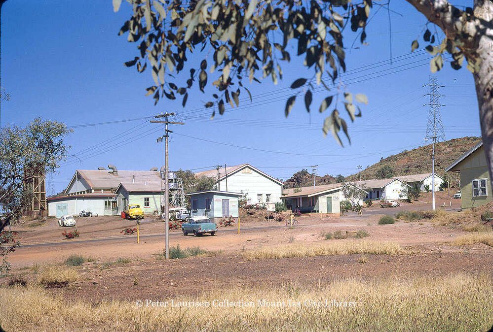 BSD mess and two bank branch offices, Parkside, May 1962