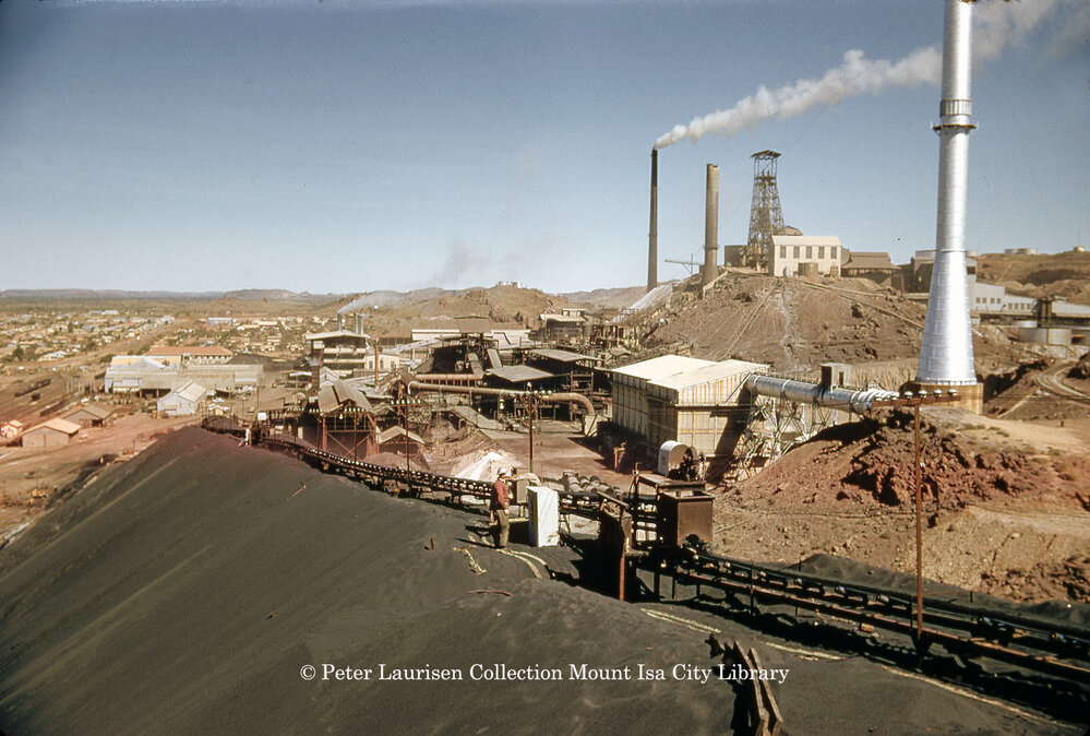 Lead Smelter, Mount Isa Mines, c.1956