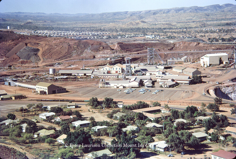 Man and Supply area, Mount Isa Mines, June 1962