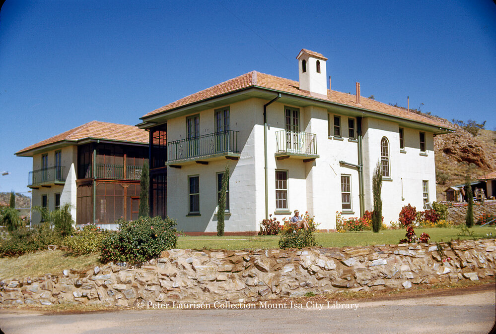 Mount Isa Mines executive residence Casa Grande, Mineside, August 1953