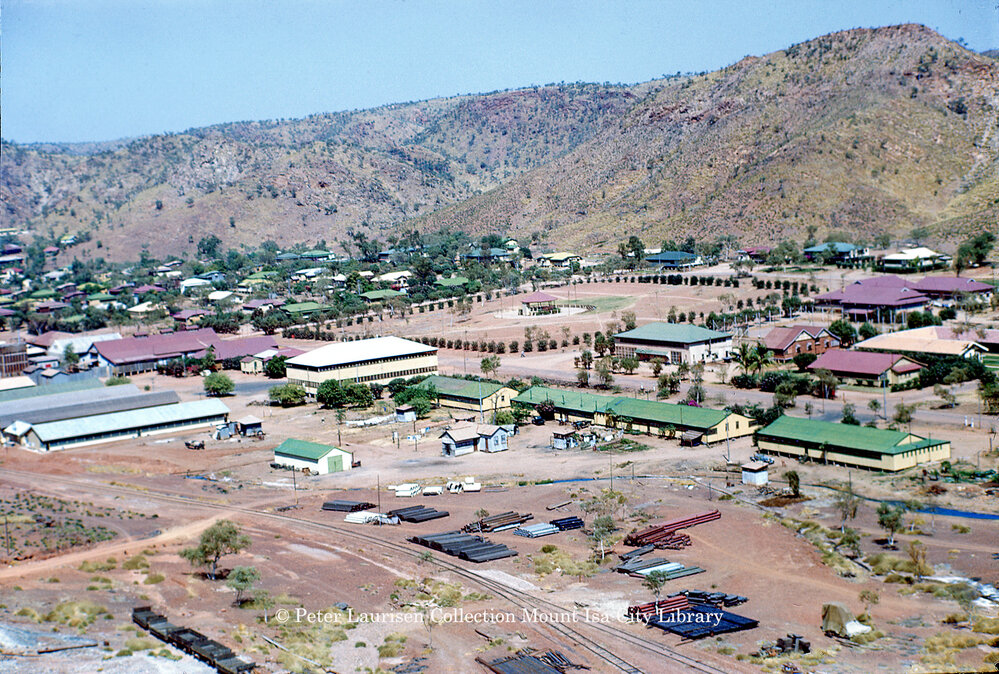 Community area, Mineside, August 1951