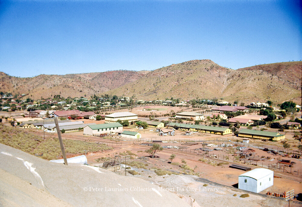 Community area, Mineside, July 1956