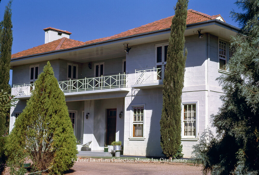 Mount Isa Mines executive residence Stonefield, Mineside, May 1962