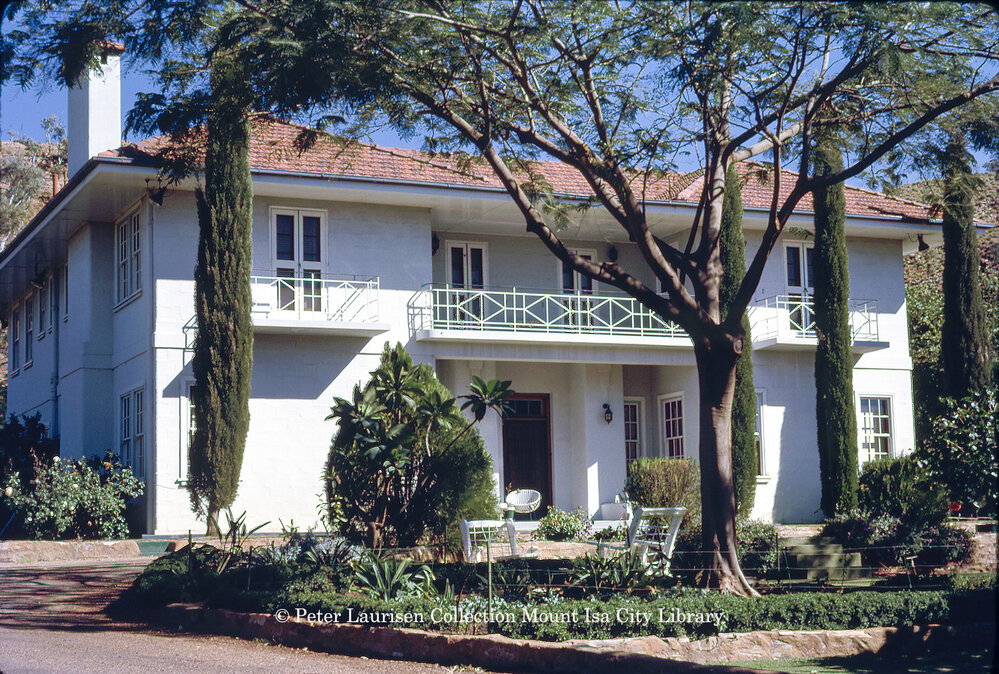 Mount Isa Mines executive residence Stonefield, Mineside, May 1962