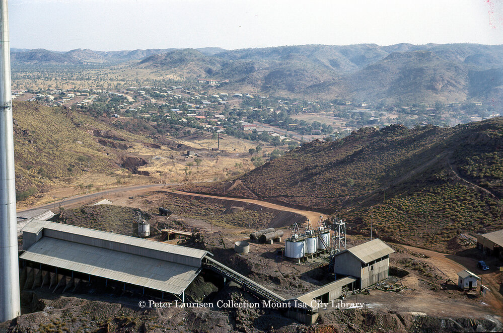 Mineside, Copper Stack Patio, and Filter Plant, September 1953