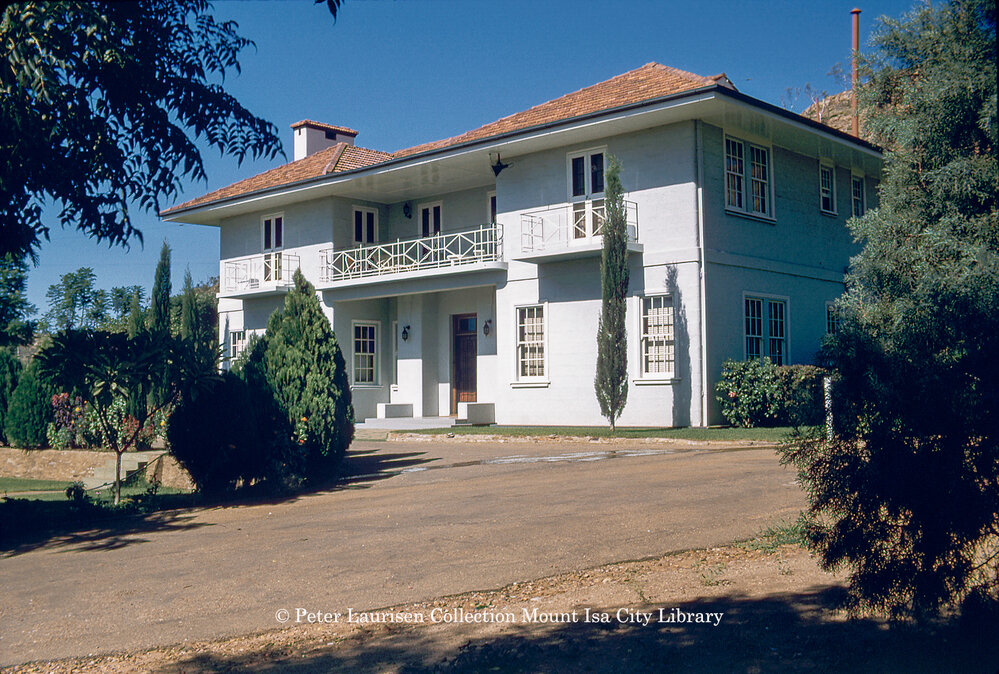 Mount Isa Mines executive residence Stonefiled, Mineside, c.1956