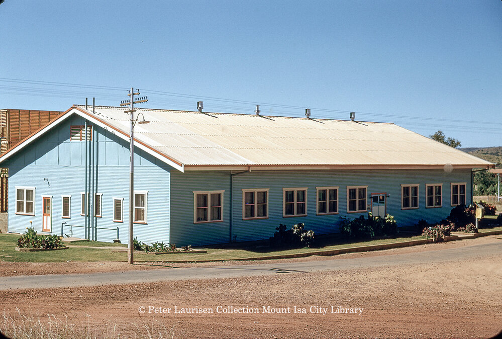 BSD club house, Mount Isa Mines, c.1956