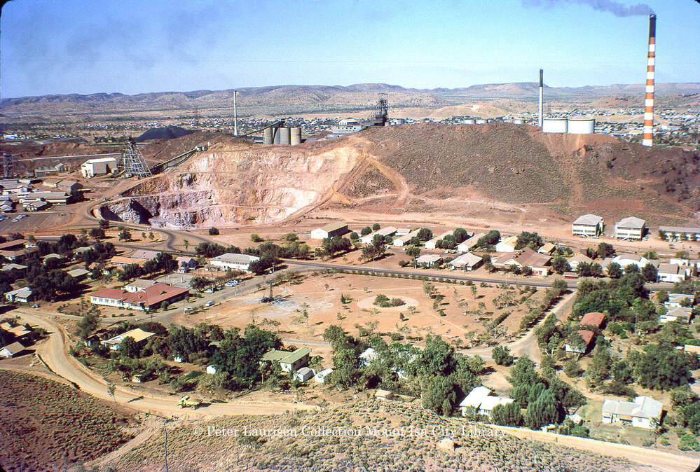 Mitke Park and Black Rock Open Cut, Mineside, June 1962