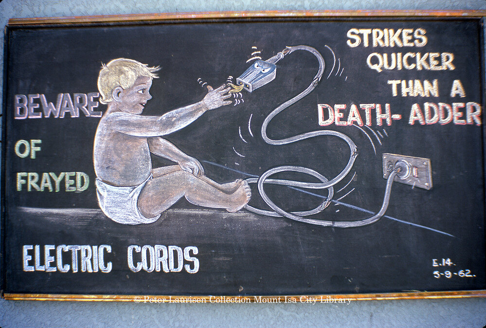 Mount Isa Mines safety cartoon, September 1962