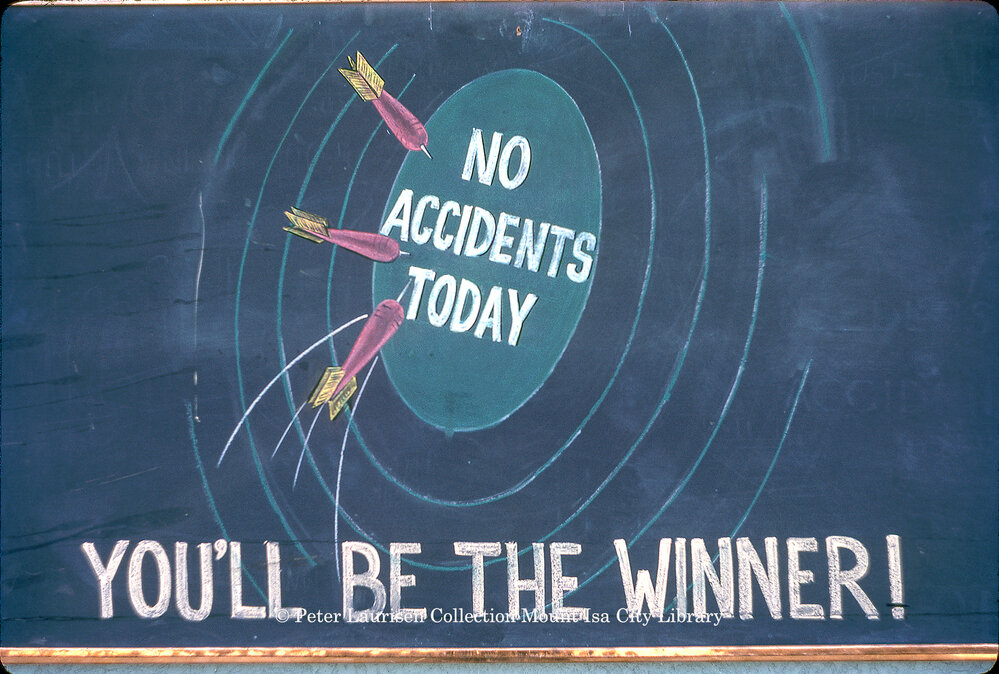Mount Isa Mines safety cartoon, July 1962