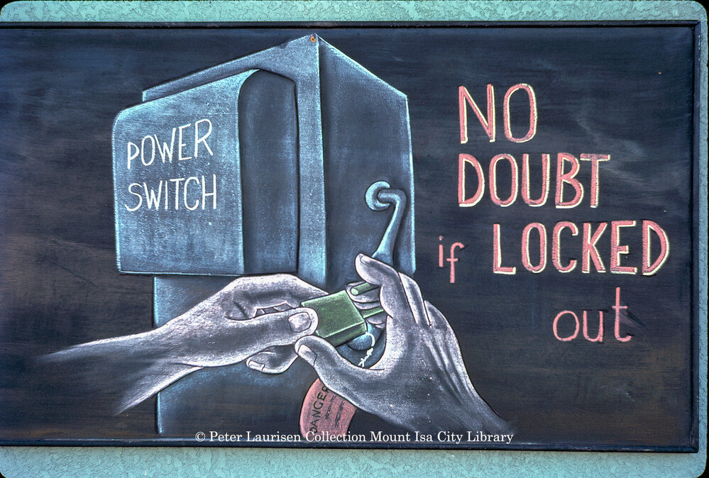 Mount Isa Mines safety cartoon, September 1962