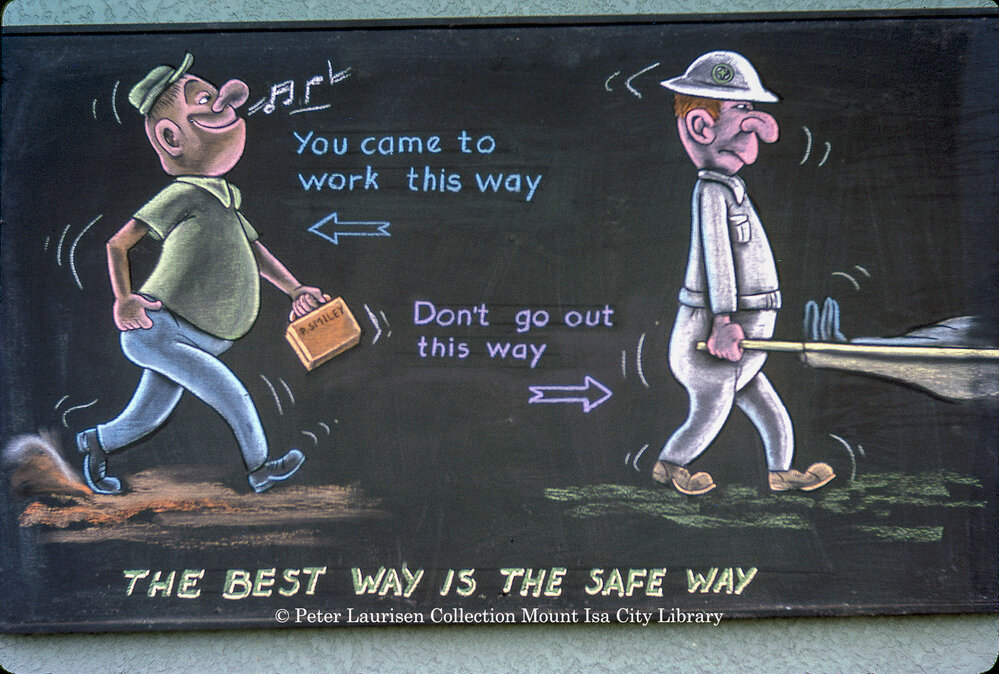 Mount Isa Mines safety cartoon, May 1962