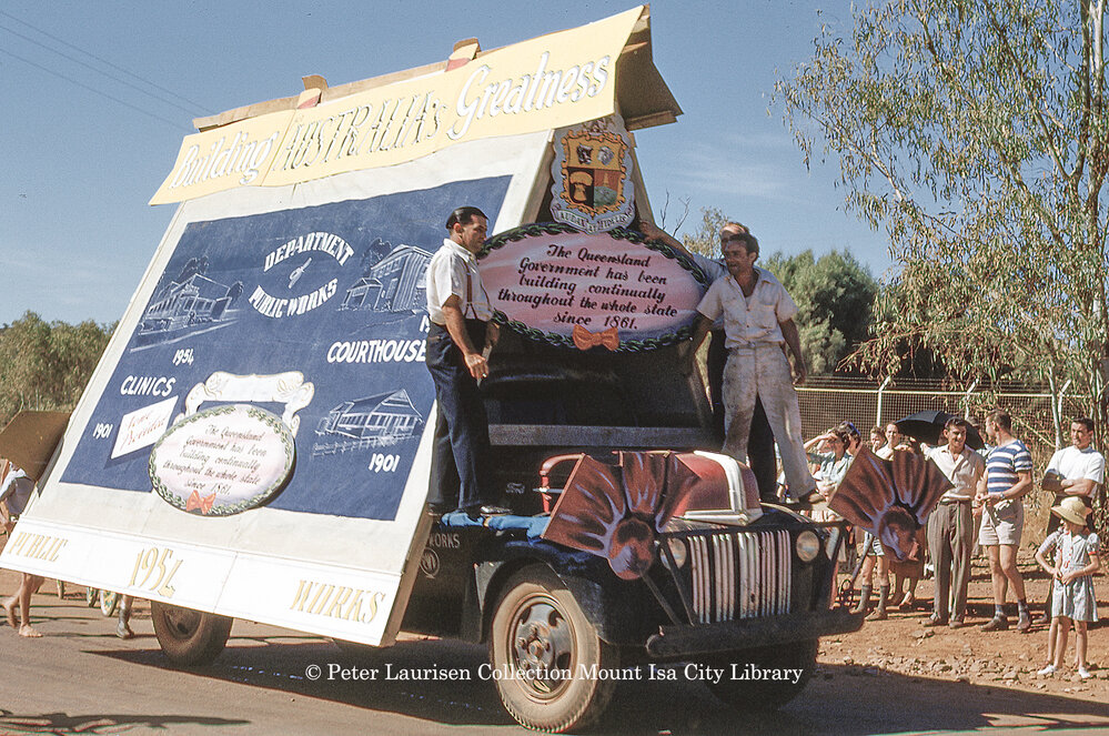Mount Isa May Day Procession, May 1954