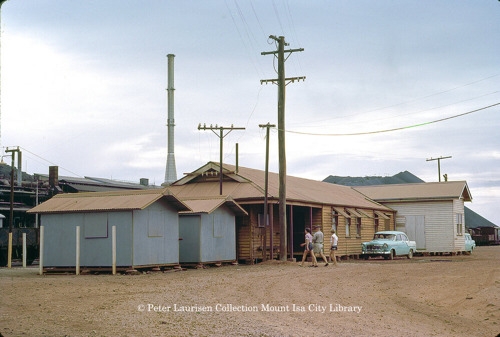 Mount Isa Railway Station, Miles End, May 1962