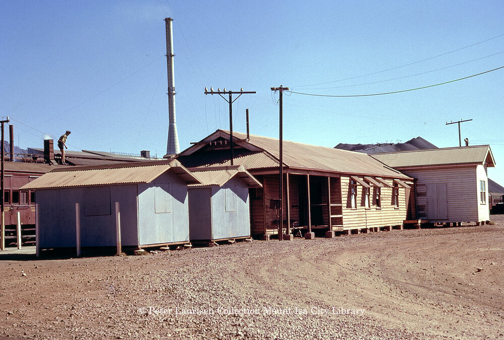 Mount Isa Railway Station, Miles End, May 1962