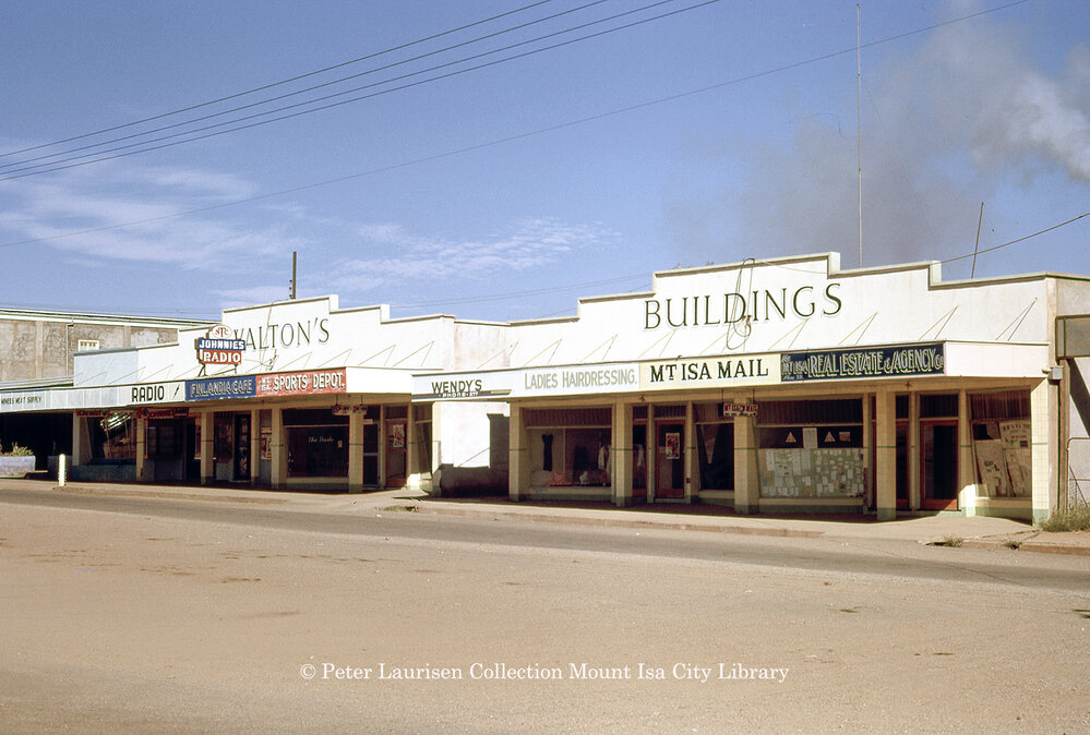Walton's Buildings, Mount Isa City, June 1962