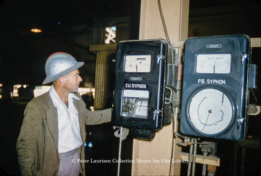 Mill chart recorder controllers, Mount Isa Mines, July 1956
